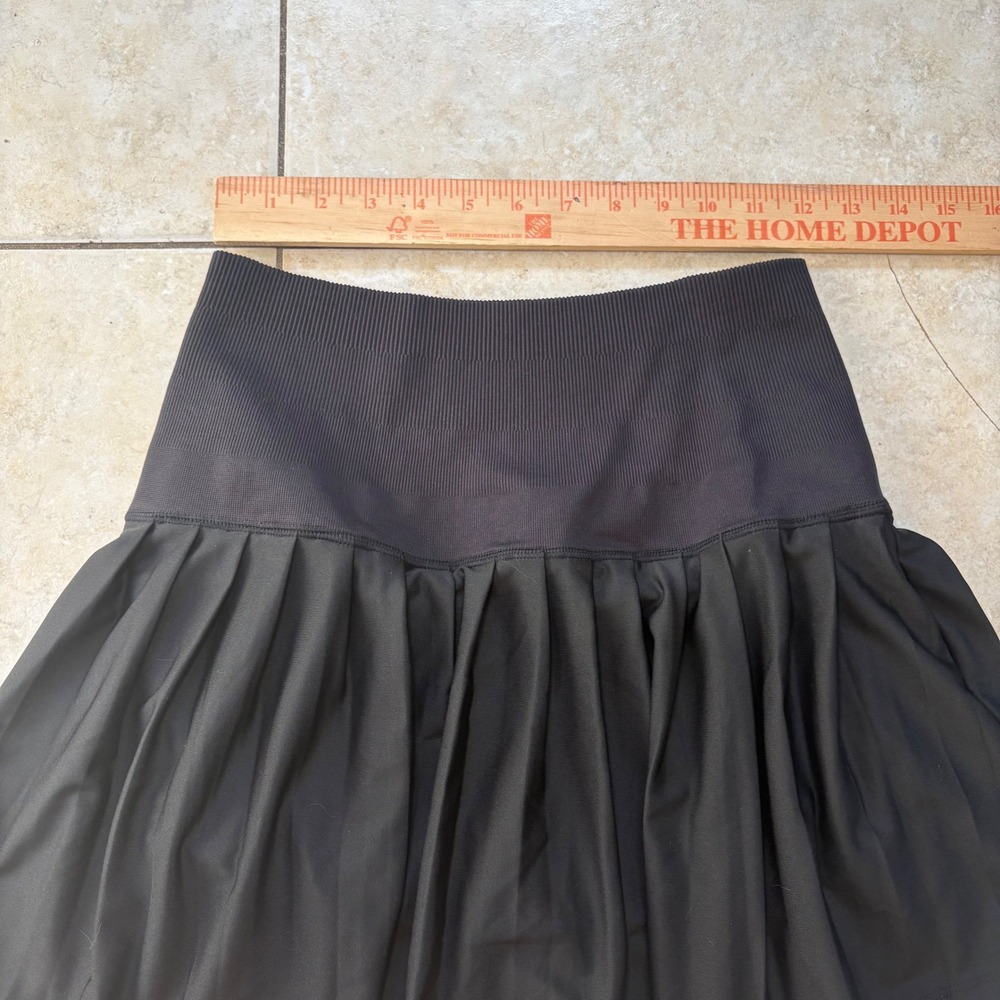 Attarco‎ Black Pleated Tennis Skort High Waisted Athletic Mini Skirt Size M - Picture 5 of 7